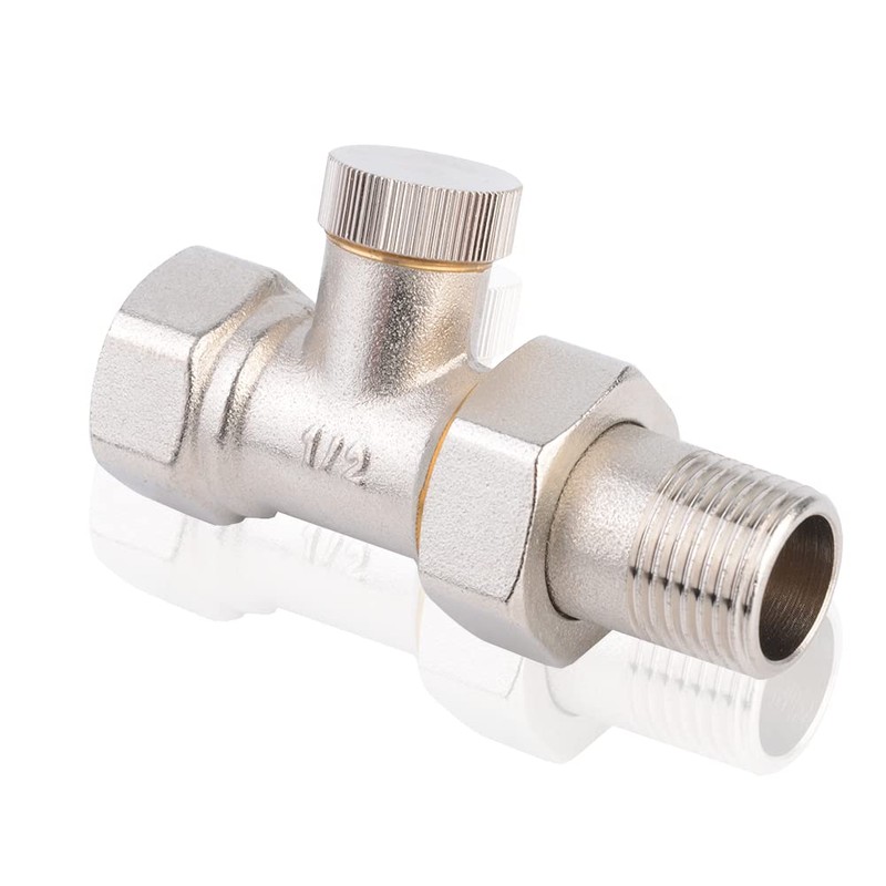 S SIENOC Thermostatic Valve Thermostatic Head Radiator Connection Set Screw