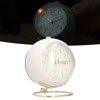 MUNEFE Alarm Clock, Super Silent Non Ticking Clock, Fashionable Round