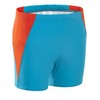 Kes-Vir Incontinence Boy's Swim Shorties in Slate/Red, 7-8 years