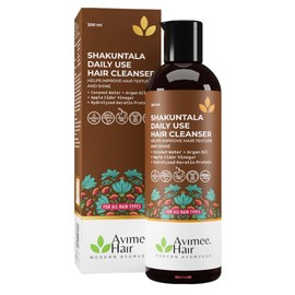 AVIMEE HERBAL Shakuntala Hair Cleanser Shampoo for All Hair Type  Gentle on Hair  Reduces Dandruff (200 ml)                                           