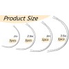 Unbranded Curved Heavy Duty Sewing Needles Pack, Great For Leather