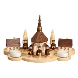 Choir Village On Cloud with Tea Light – Original Erzgebirge®
