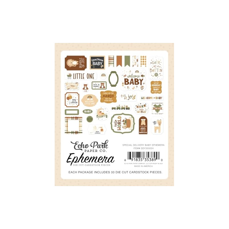 Special Delivery Baby Ephemera