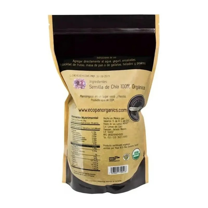 Chía Orgánica 907g Eco Pan