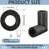 Frienda 12 Pack Pipe Insulation Foam Tube Elbow Insulation Tubing