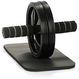 com-four® Abdominal Trainer - Abdominal Roller for Intensive Abdominal Muscle Training - Ab Roller for Fitness Training at Home and on the Go