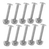 Abaodam 50pcs Foosball Table Hardware Foosball Screws Nuts for Game