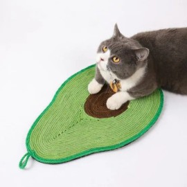 고양이 벽걸이 스크래쳐 아보카도 수직 과일 장난감 Cat Wall-Mounted Scratcher Avocado Vertical Fruit Toy