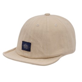 Croogo Men's Umpire Cap, Short Brim, Soft, Breathable, Solid, Simple, Cotton, Short Brim Cap, Running, Tennis, School, Commute, Outdoor, Spring, Summer, Autumn, Winter, G-DY10-Beige, 55.0-60.0 cm