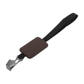 Partuto 1 Pcs Universal Car Seat Headrest Hook for Most Car, SUV, Truck Car Seat Back Organizer Hooks Sturdy Faux Leather Metal Deep Brown 11.02"x1.85"