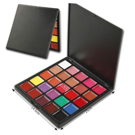 WOONEKY Color Lip Gloss Palette Moisturizing Lipstick Makeup Kit for Women Versatile Cosmetic Tool for Stylish Looks for Everyday Use and Special Occasions