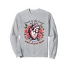 Trust in the Lord Christian Verse Floral Heart Tee Sweatshirt
