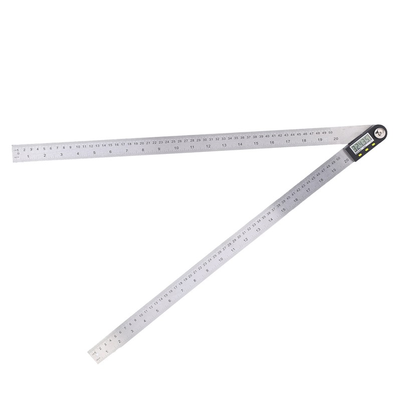 0‑500mm Digital Angle Finder Ruler 0‑360° LCD Protractor Angle Gauge