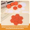 TLKKUE 600 Pieces Paper Piecing Hexagon Paper Piecing Template 6