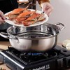 This sturdy steaming rack is not easy to deform and