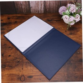 Operitacx Leatherette A4 Certificate Cover Compatible Blank Certificate Folder Elegant Protective Case