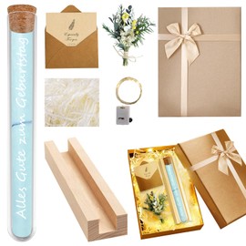 CHENBOOW Birthday Money Gift Box with Plastic Test Tube, Birthday Gift for Men and Women