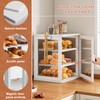 WOWLIVE Bread Box for Kitchen Countertop, Large 3 Layers Bread
