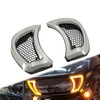 HCmotorku LED Headlight Vent Accents Turn Signal Light Running Light