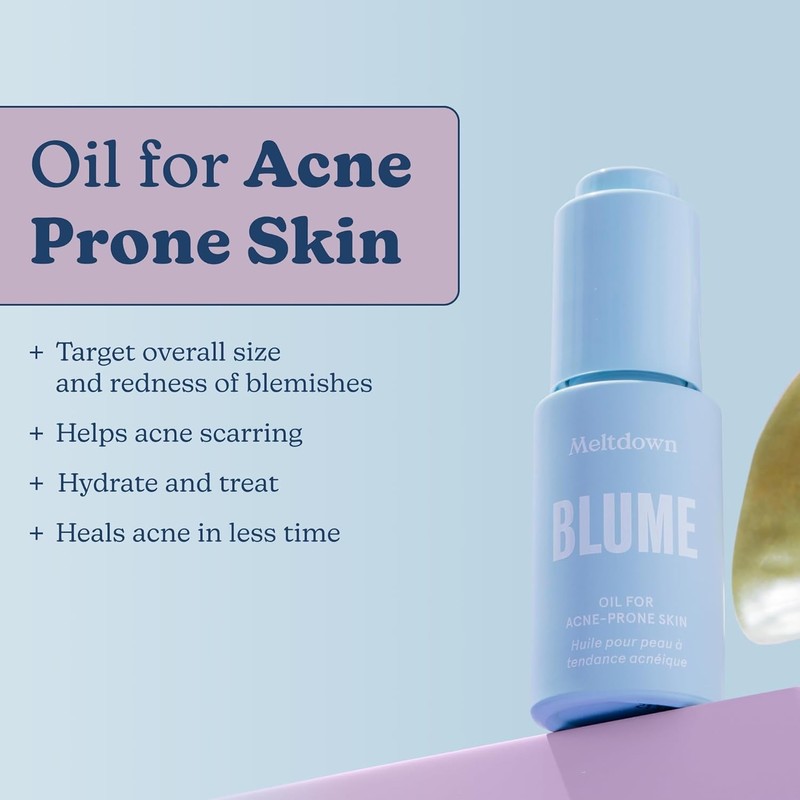 Bloom Meltdown Face Oil for Women and Men - Non-comedogenic