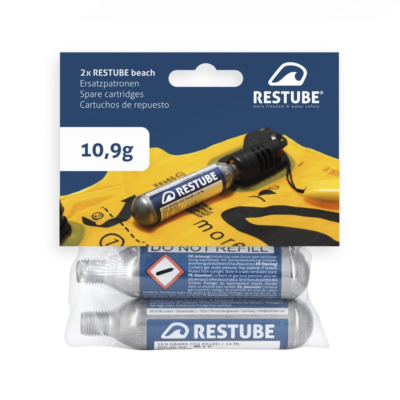 Restube Beach Swim Buoy Starter Bundle | Includes Inflatable Rescue