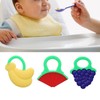3Pcs Baby Teething Toys Lovely Fruit Shape Teeth Discomfort Relief