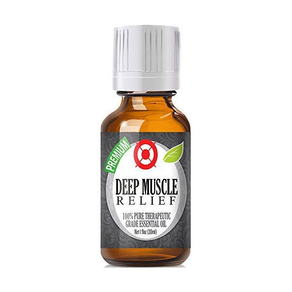 Deep Muscle Relief Blend Essential Oil - 100% Pure Therapeutic Grade Deep Muscle Relief Blend Oil - 30ml