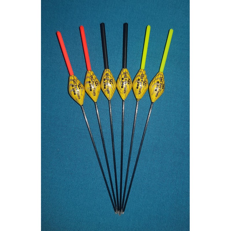 SRG Pole Floats SRG013 Pack of 6 x Pole Floats
