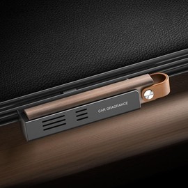 Car Air Fragrance Diffuser,Included Reusable Spare Fragrance Sticks - Color: Grey