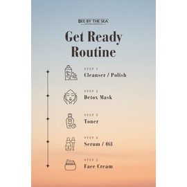 Bee by the Sea Natural Facecare bundle | Face Cream and gentle cleaning Foaming Face Wash