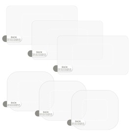 Yuomeaz 6 Stck Dashcam Zubeh?r Klebepads, Elektrostatischer Aufkleber, Klarsichtfolie in 8 X 6 cm und 11 X 6 cm zum Schutz vor Kratzern und Strzen fr Die Installation von Dashcam