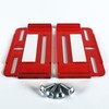 Simple-Fix RS Red Exclusive Frameless Universal License Plate Holder Complete