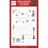 Echo Park Paper Christmas Village: Build A Snowglobe Stamp Set,