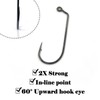 Natufish 60 Degree Jig Hooks 25Pcs Inline Jig Hook,Fishing Long