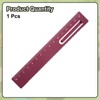sourcing map Straight Ruler 15cm Metric Metal Aluminum Alloy Measuring