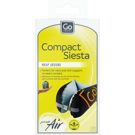 Go Travel Compact Siesta Inflatable Pillow, Black