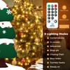 litogo Christmas Tree Lights Mains Powered, 2M 400 LEDs Xmas