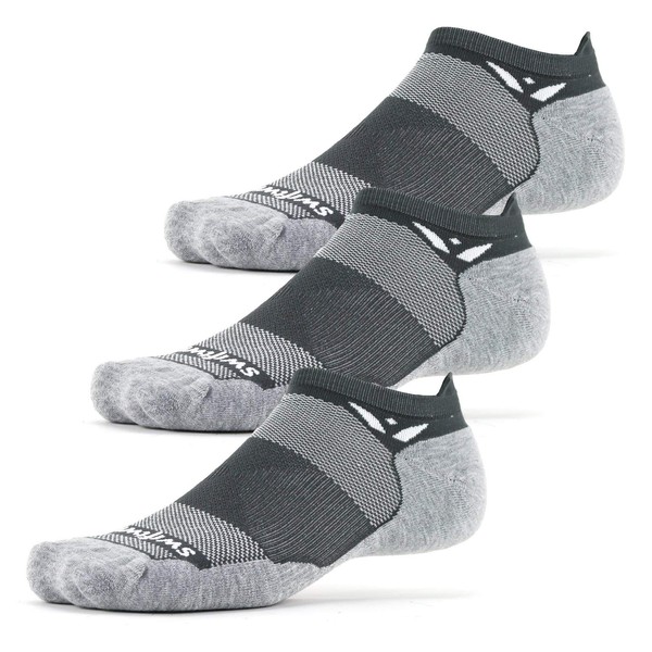 Swiftwick- MAXUS ZERO Tab (3 Pairs) Running & Golf Socks,