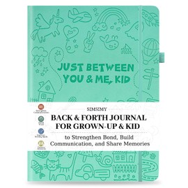 Just Between You and Me,Kid - Back & Forth Journal for Adults & Kids, Grown-Up & Kid to Bond and Connect, Interactive Parent Child Journal with Creative Prompts for Conversations & Drawing, Gift for Girls/Boys, Daughters/Sons, Moms/Dads, Grandparents, A5