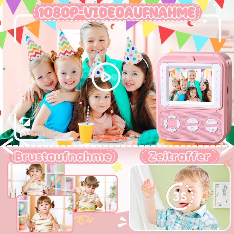 Korffe Children's Instant Camera