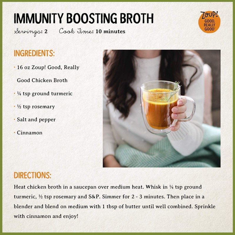Chicken Broth by Zoup! - Gluten Free, Non GMO, Fat