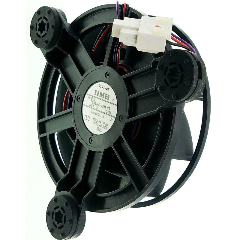 Refrigerator Cooling Fan Motor 12038GE-12M-YT 12VDC 0.26A 3-Wire Variable Frequency