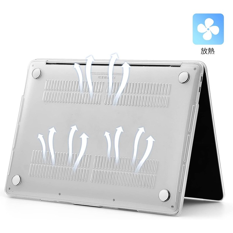 EooCoo Compatible MacBook Air 13 Inch Case with M1 Chip