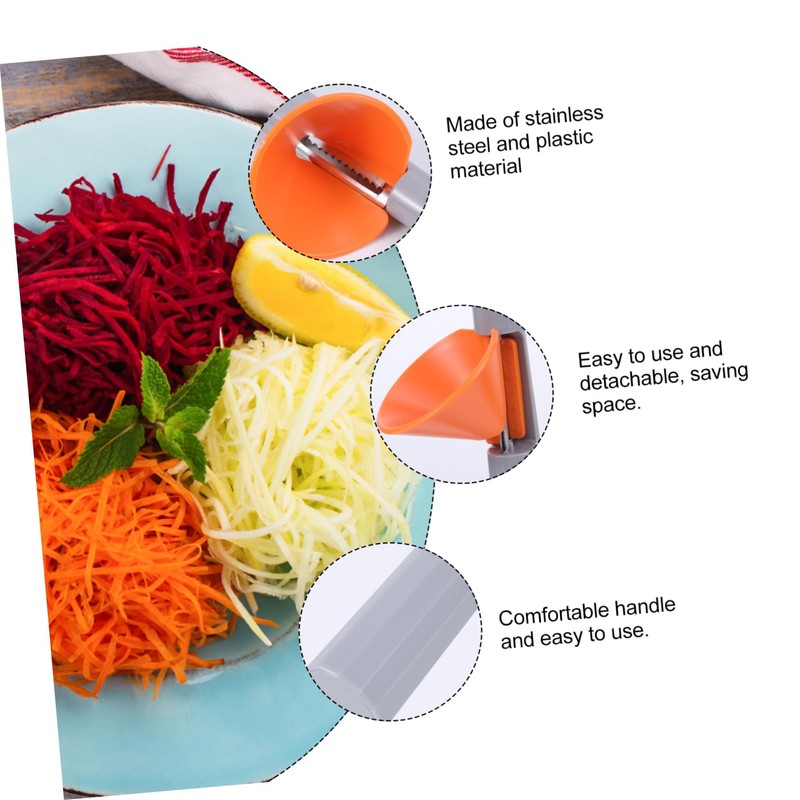 Ciieeo 1PC Multifunctional Grater and Peeler Tool for Fruits and