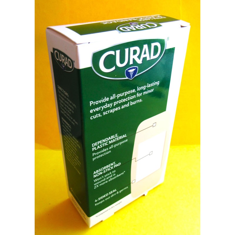 Curad Extra Large Plastic Bandage 2x4 Size 10ct