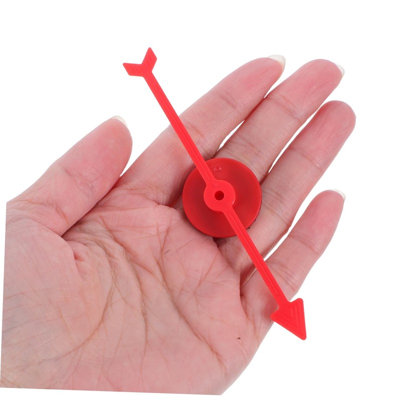 Gatuida 6pcs Magnetic Arrow Spinner Game Props Portable Plastic Pointers