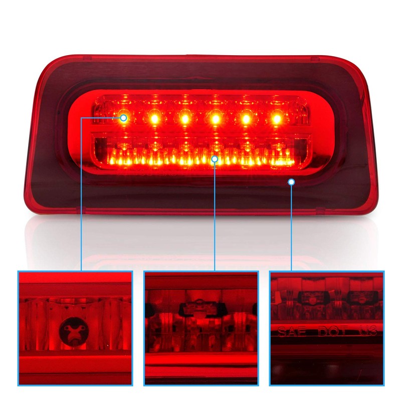 AmeriLite for 1994-2004 Chevy S-10 GMC Sonoma Red Full LED