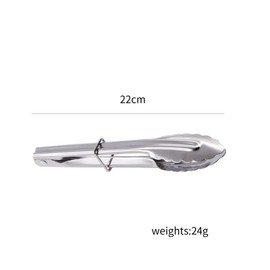 Mini Stainless Steel Serving Tongs Small Metal Tongs for Serving Food Cooking Salad Grilling (7-Inch 3 Pieces)