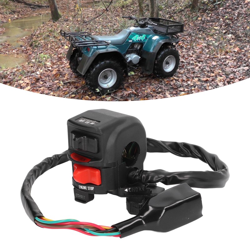 Motorcycle Handlebar Switch 46091‑1462 Headlight Shift Replacement for Bayou Lakota