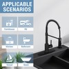 DJS Kitchen Faucets with Pull Down Sprayer Oil Rubbed Brozone